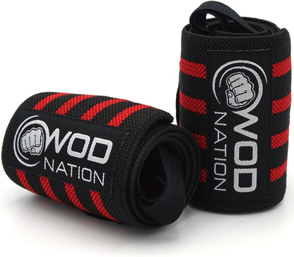 Wrist Wraps for Weightlifting and Strength Training – Professional Gym Straps with Thumb Loop for Men and Women