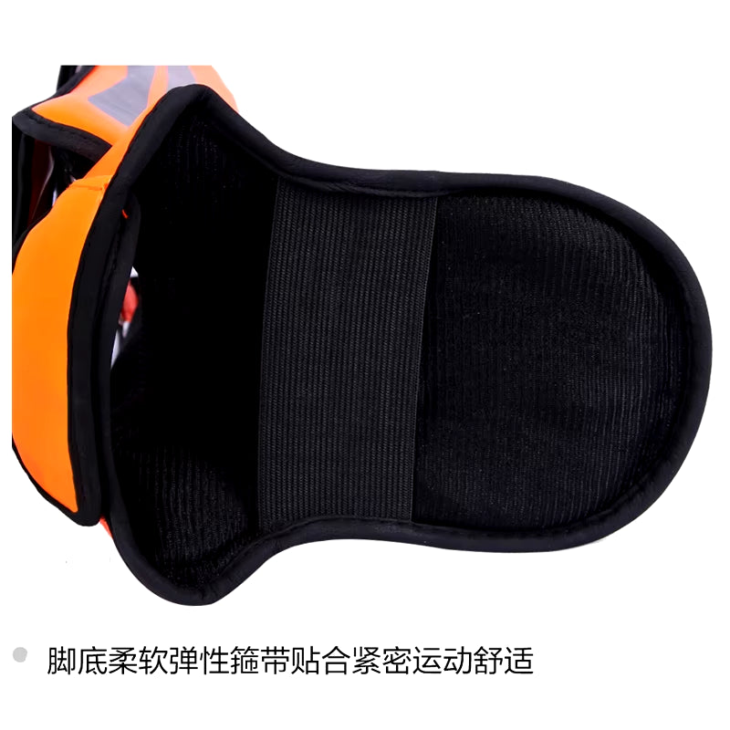 Professional Kickboxing and Martial Arts Shin Guard Pads for Muay Thai, Sanda, Wushu, and Taekwondo with Ankle Protection