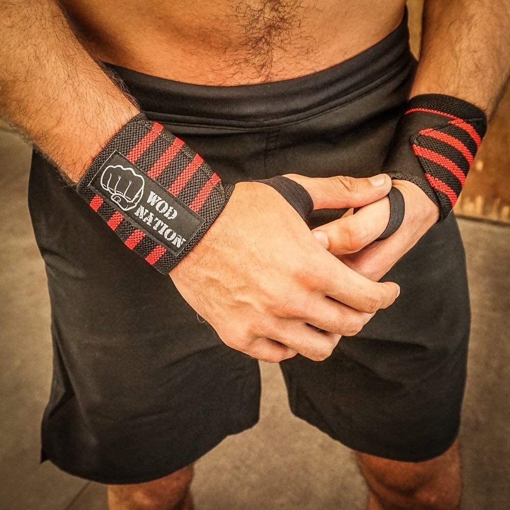 Wrist Wraps for Weightlifting and Strength Training – Professional Gym Straps with Thumb Loop for Men and Women