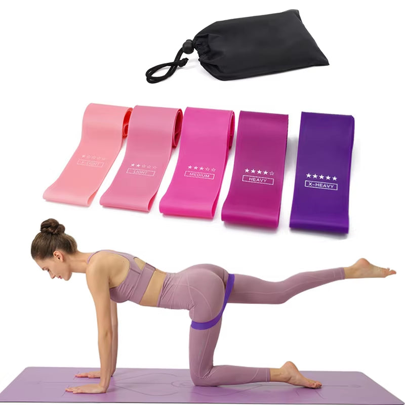 Professional Fitness Resistance Bands for Strength Training and Pilates Workouts
